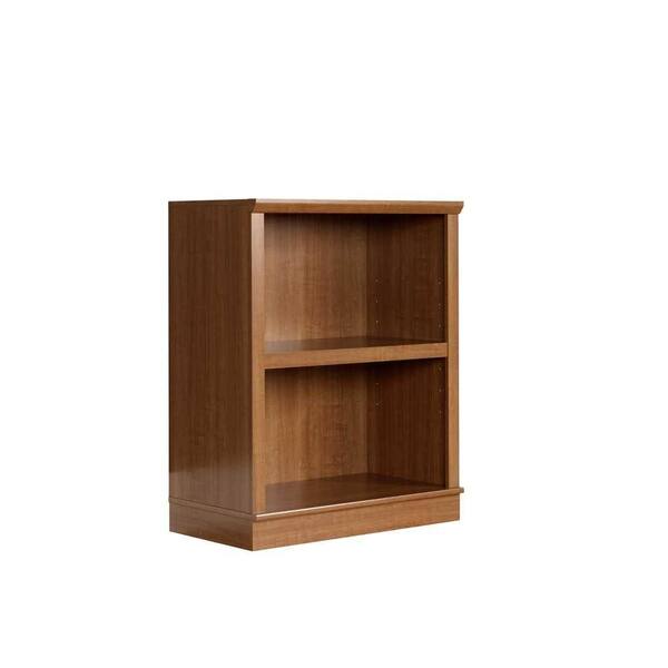 SAUDER HomePlus Collection Sienna Oak 2-Shelf Bookcase with Hutch-DISCONTINUED