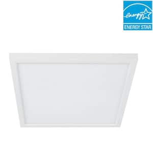 4 in. 8-Watt J Box Dimmable 90 CRI White Selectable CCT Integrated LED Square Color Flat Panel Flush Mount Light