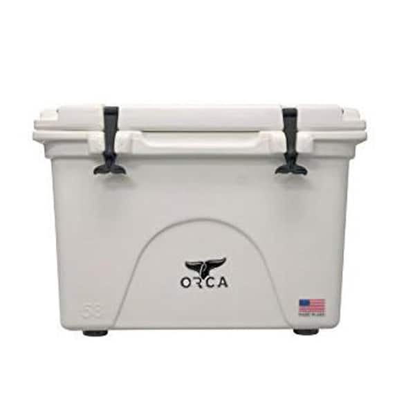58 qt. Hard Sided Cooler in White ORCW058 - The Home Depot