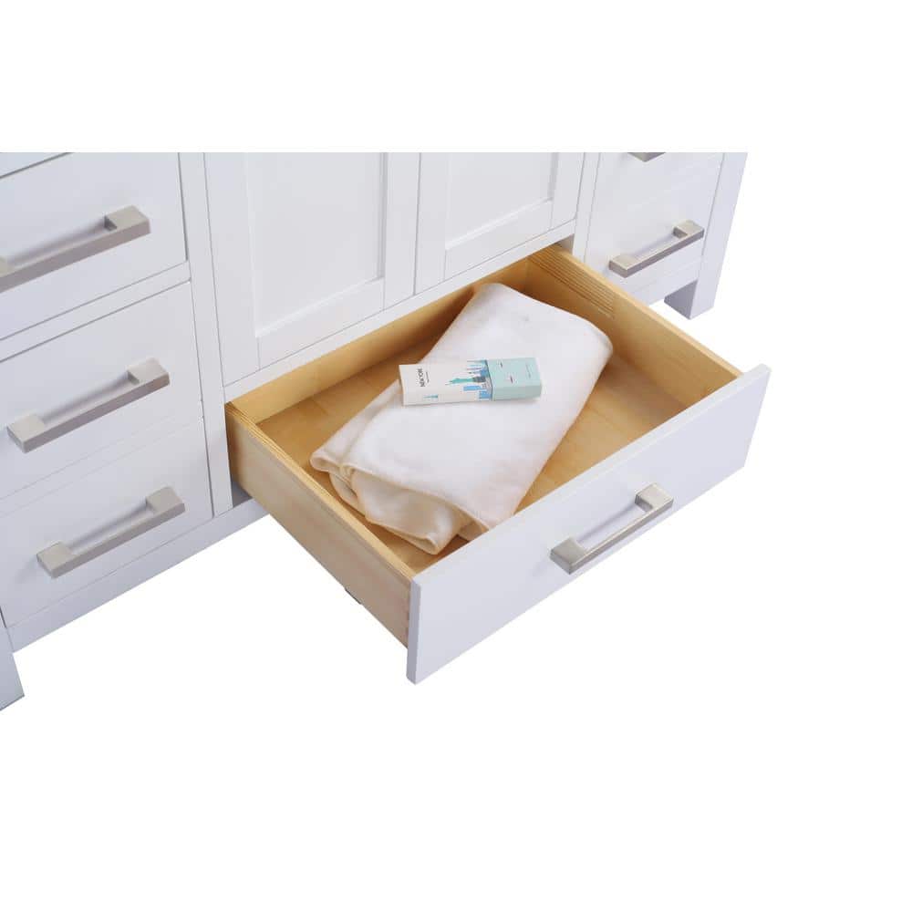 Wilson 48" White Oak Freestanding Bathroom Vanity Cabinet