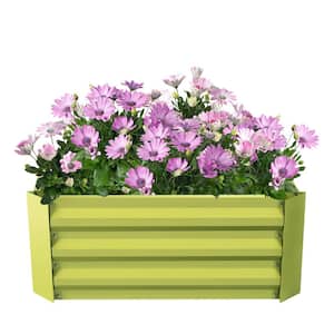 4 ft. x 4 ft. Raised Garden Bed Metal Planter Box Steel for Vegetable Flower Bed Kit Fruit Green Planting Bed