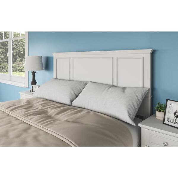 Homestyles Naples 2 Piece Off White, Off White Queen Size Headboard