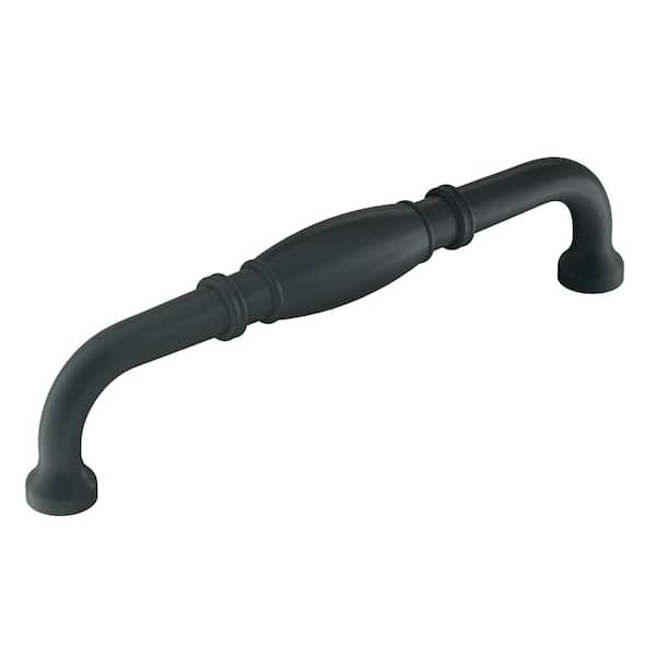 Amerock Granby 6-5/16 in. (160mm) Traditional Matte Black Arch Cabinet Pull