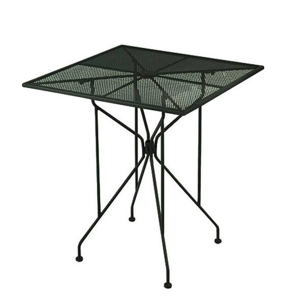 Unbranded Wrought Iron Green Patio Bar Table-DISCONTINUED