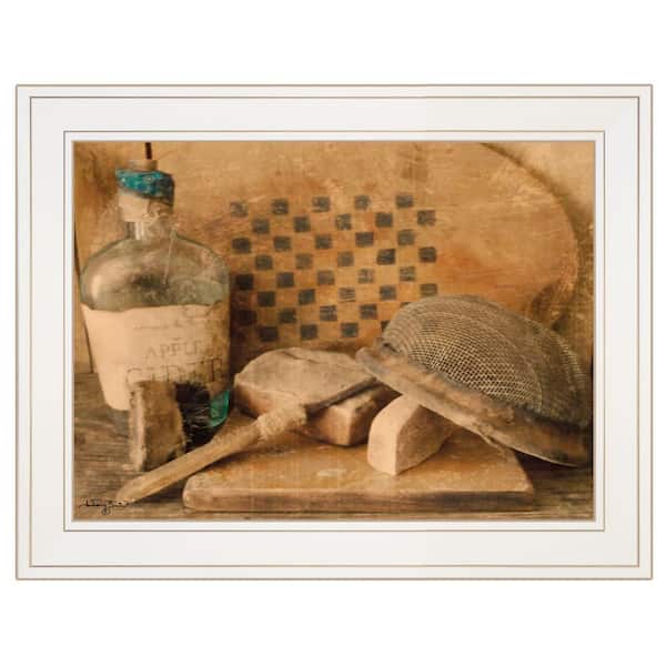 Unbranded "Vintage Apple Cider" by Anthony Smith 1-Piece Framed Printed Wall Art Poster 19 in. x 15 in.