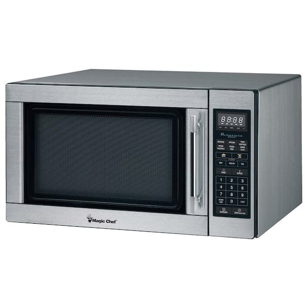 Magic Chef 1.6 cu. ft. Countertop Microwave in Stainless