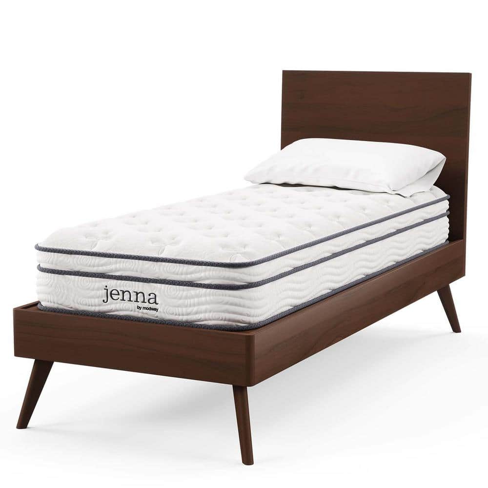 Jenna 8" White Pillowtop Innerspring Twin Mattress