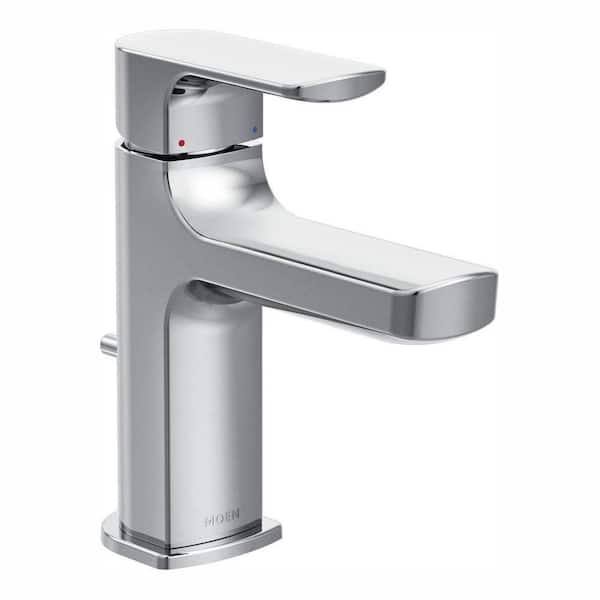 MOEN Rizon Single Hole Single-Handle Bathroom Faucet in Chrome
