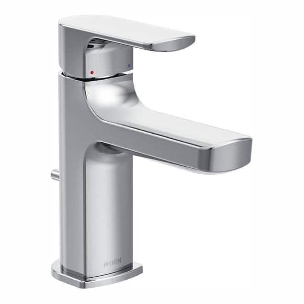 Square Tall Mono Bathroom Basin Mixer Tap Chrome - View #7