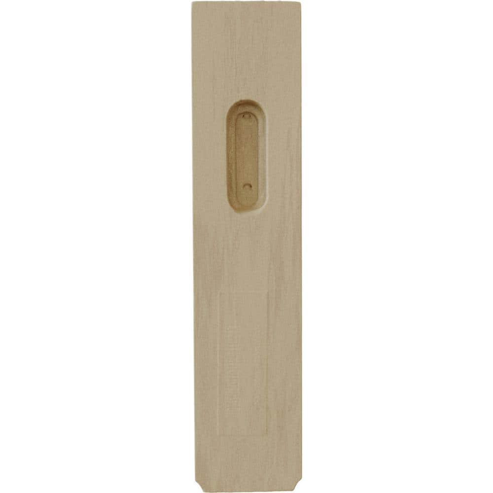 Clarksville Natural Rubberwood Decorative Corbel, 1.75"W x 4"D x 8"H