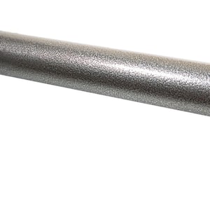 6 ft. x 1.9 in. Silver Vein Round Aluminum ADA Handrail