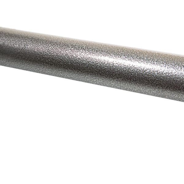 EZ Handrail 8 ft. x 1.9 in. Silver Vein Round Aluminum ADA Handrail