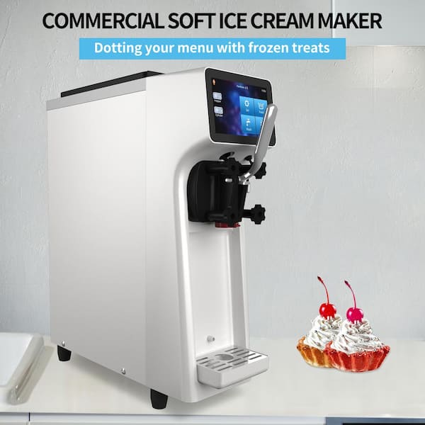 Commercial ETL countertop hard ice cream machine for restaurant