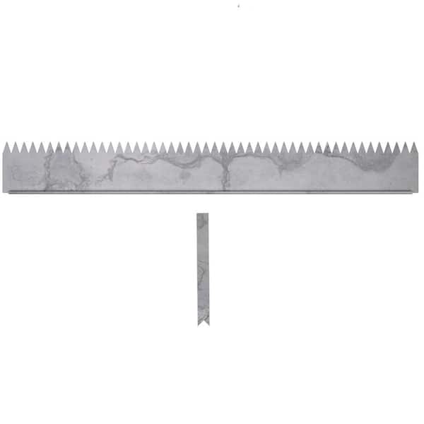 48 in. x 6 in. COR-TEN Steel Hammer-In Landscape Edging, 1/4 in. Rounded Top, 1-Pack