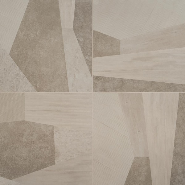 Ivy Hill Tile Rumor Taupe 23.62 in. x 23.62 in. Matte Porcelain Floor and Wall Tile (11.62 sq. ft./Case)