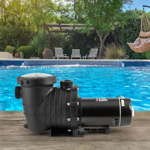 Above Ground Pool Pump 2 HP 110 GPM Max. Flow Single Speed Swimming Pool Pump 3450 RPM Pool Pump for Above Ground Pools