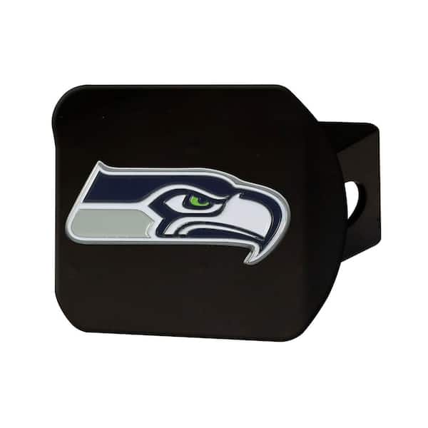 FANMATS NFL - Seattle Seahawks 3D Color Emblem on Type III Black Metal Hitch Cover