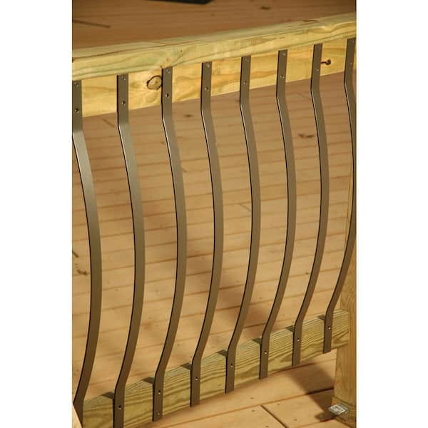 ProWood 32-1/4 in. x 1 in.Bronze Aluminum Arch Baluster (14-Pack)