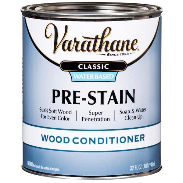 Varathane 1 qt. Classic Water-Based Pre-Stain Wood Conditioner