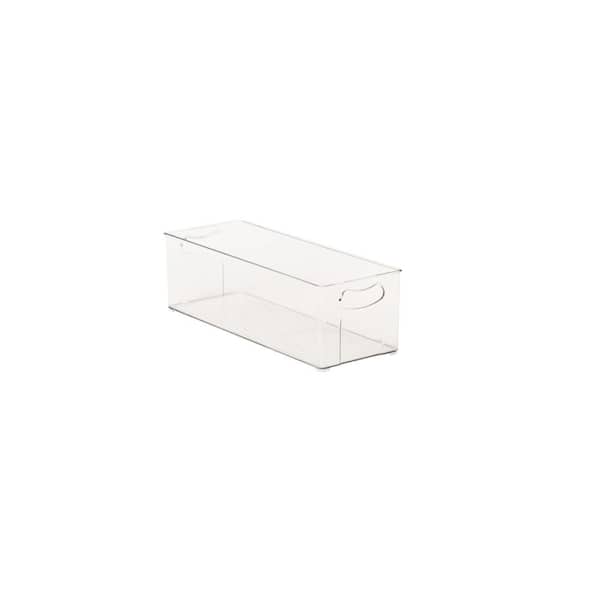 Real Solutions for Real Life 6 in. W x 5 in. H x 16 in. L, 1.77 Gal. Clear Storage Bin
