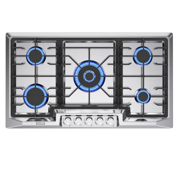 Reviews for Empava 36 in. Gas Stove Cooktop in Stainless Reviews for Empava 36 in. Gas Stove Cooktop in Stainless