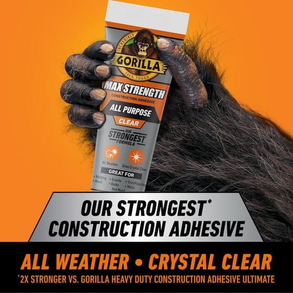7 oz. Max Strength Construction Adhesive Clear
