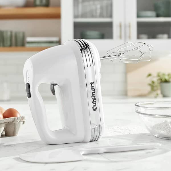 Cuisinart Power Advantage 5-Speed White Hand Mixer with Recipe Book HM50 -  The Home Depot