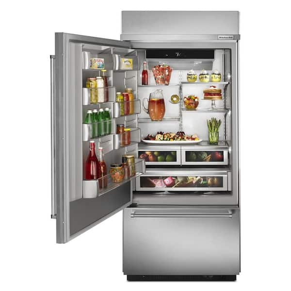KitchenAid Bottom Mount Fridge (KBBL306ESS) - Stainless Steel KitchenAid Bottom Mount Fridge (KBBL306ESS) - Stainless Steel