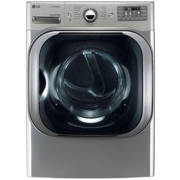 LG 9.0 cu. ft. Electric Dryer with Steam in Graphite Steel