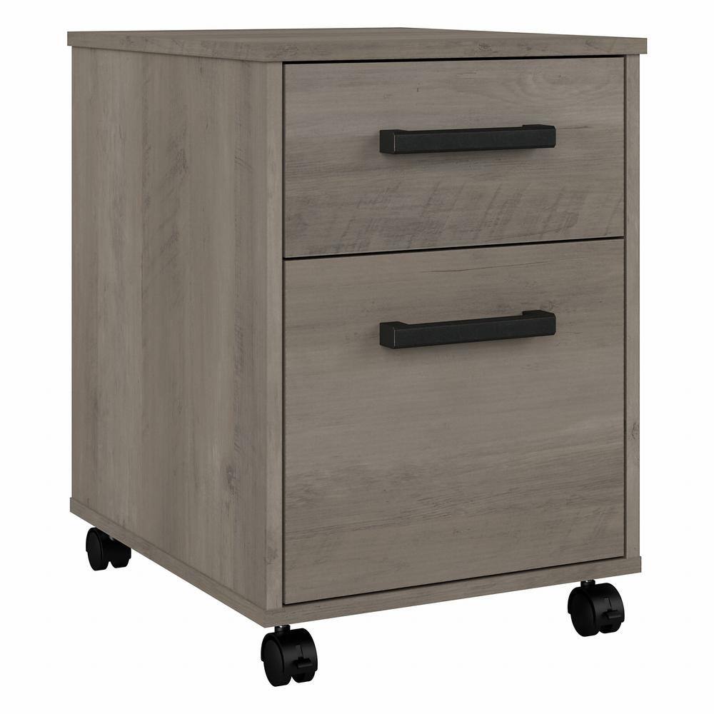 Kathy Ireland Home City Park 2 Drawer Mobile File in Driftwood Gray CPF116DG03 The