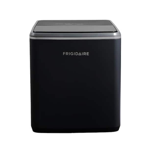 8.7 in. 26 lbs. Countertop Ice Maker with Bullet Cubes in Black