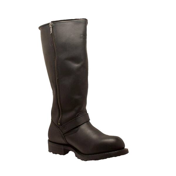 Our Legacy Engine Boot | Deep Black Leather | Canoe Club