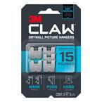 CLAW 15 lbs. Drywall Picture Hanger with Temporary Spot Marker (Pack of 5-Hangers and 5-Markers)