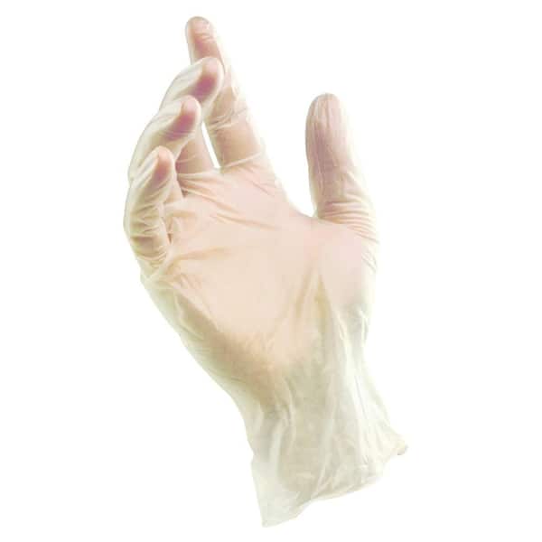 HDX Disposable Vinyl Cleaning Gloves (10-Count)