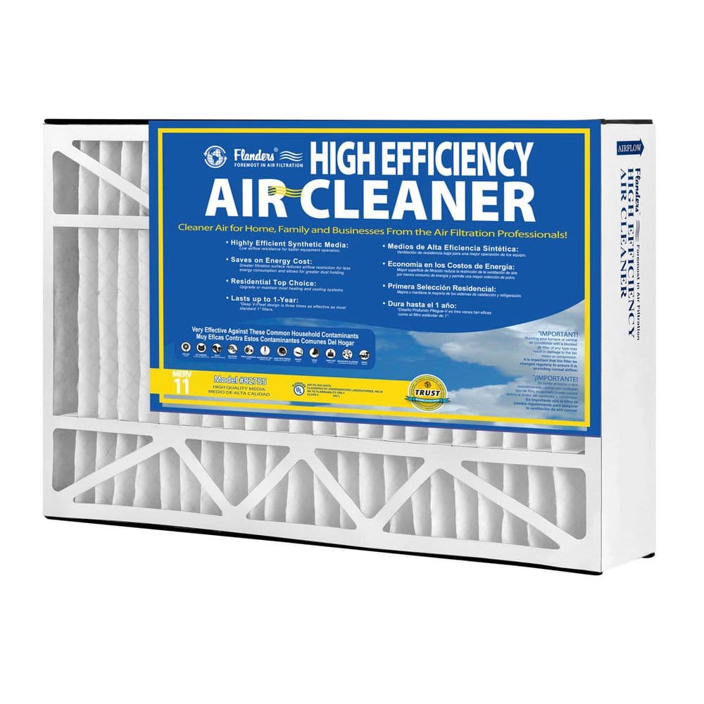AAF Flanders 16 x 20 x 5 Air Cleaner MERV11 Pleated Air Filter (2