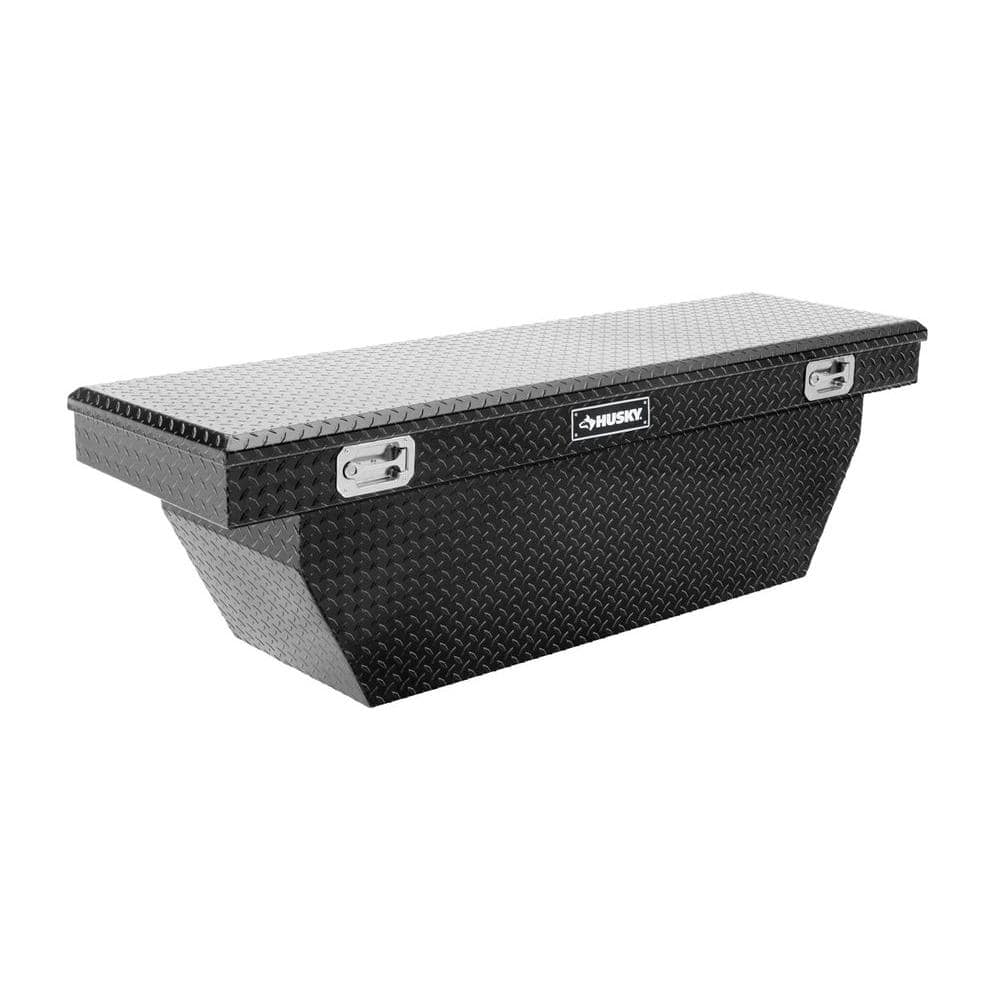 Husky 70 in. Black Aluminum Polished Deep Truck Box THDD70B - The
