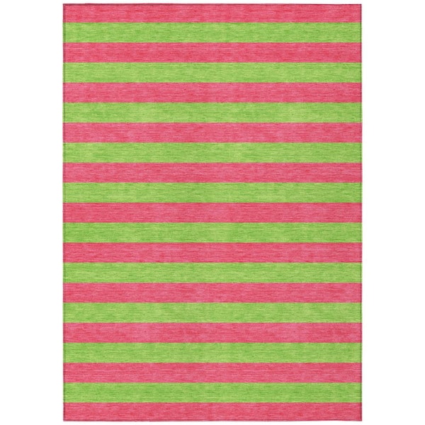 Chantille ACN530 Blush 10 ft. x 14 ft. Machine Washable Indoor/Outdoor Geometric Area Rug