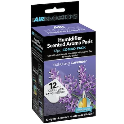 Essential Oil Humidifier Aroma Pads Lavender Scent (12-Pack)