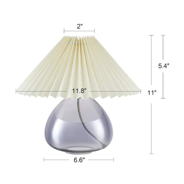 Perla Pleated Table Lamp  Table lamp, Bedside table lamps, Lamp