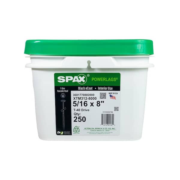 ☆TORECA SHP☆ SPAX 5/16 in. x 8 in. Interior Pancake Head Structural Wood Lag