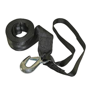 Winch Strap with Hook and Loop