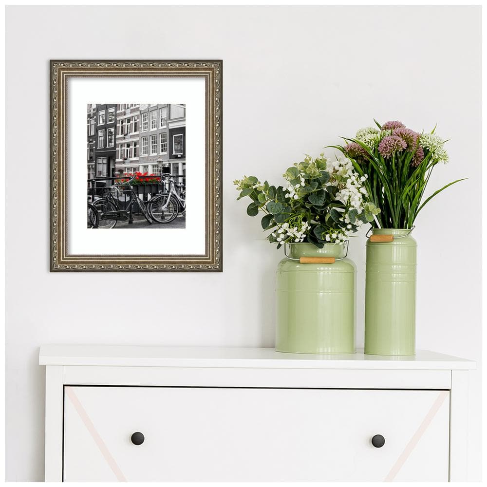 Parisian Silver Ornate Wood Wall Picture Frame