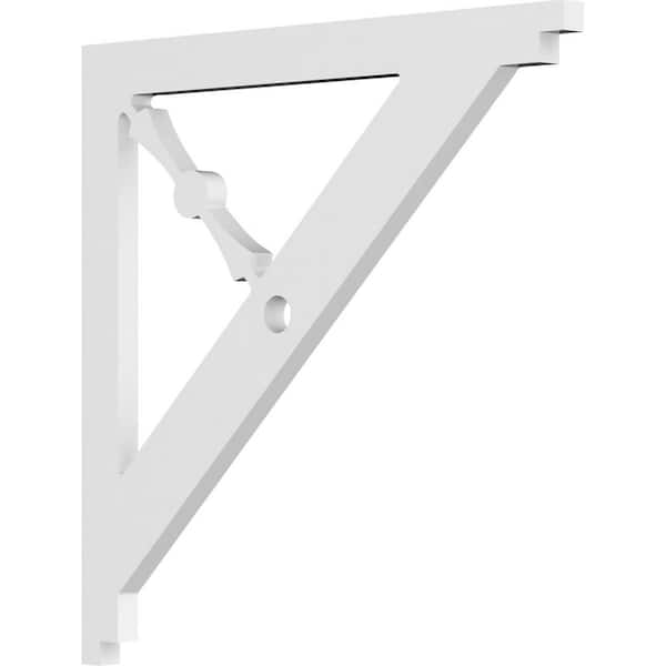 Ekena Millwork 5/8 in. W X 14 in. H X 14 in. D PVC Artisan Bracket