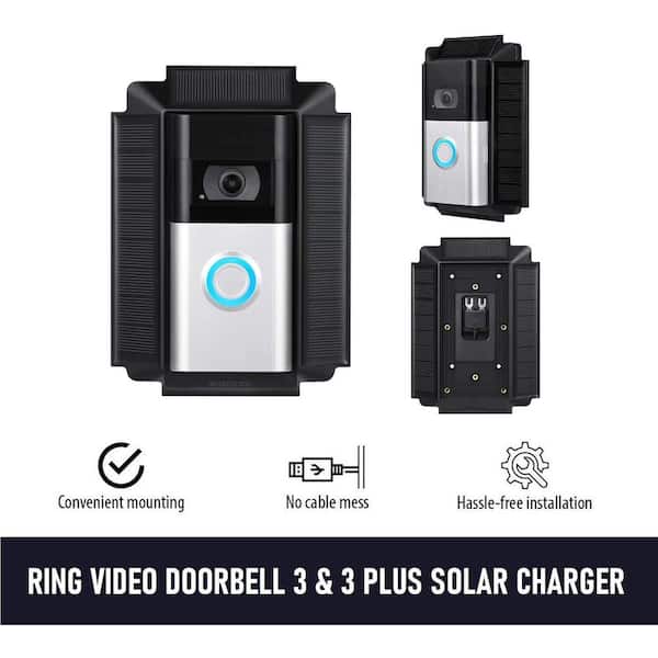 ,3.5W Output 2nd Gen Solar Panel for Ring Video Doorbell 1 No Include Camera 