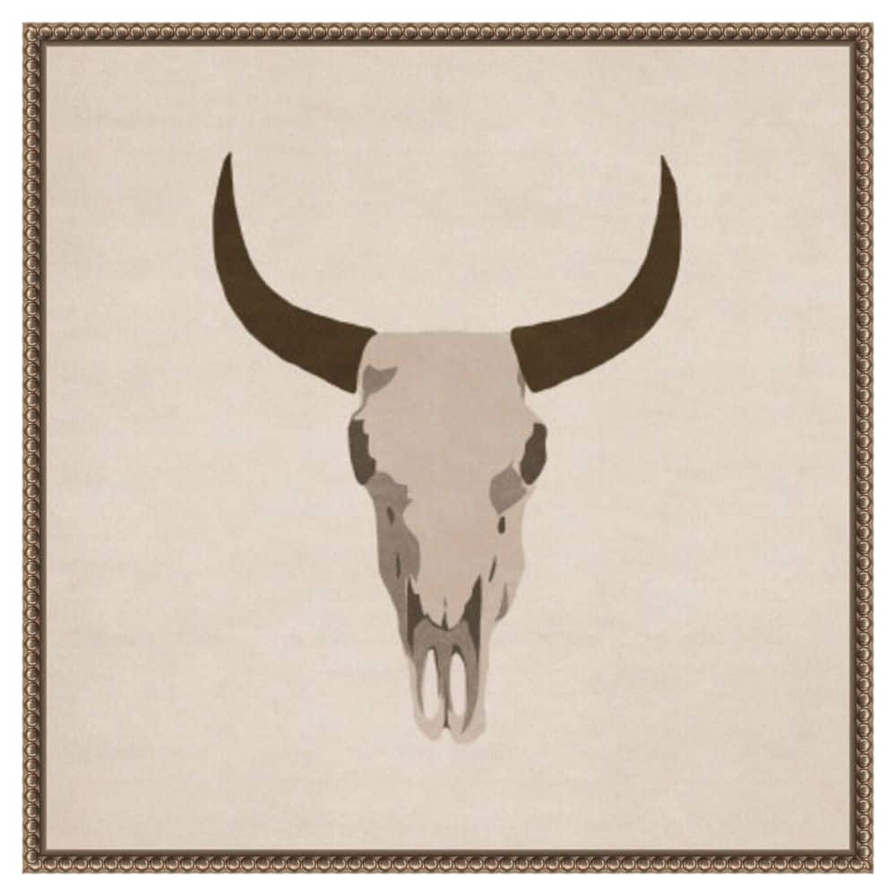 Skull by Emel Tunaboylu 1 Piece Floater Frame Canvas Giclee Animal Art Print 22 in. x 22 in. price history on PriceWatchPro