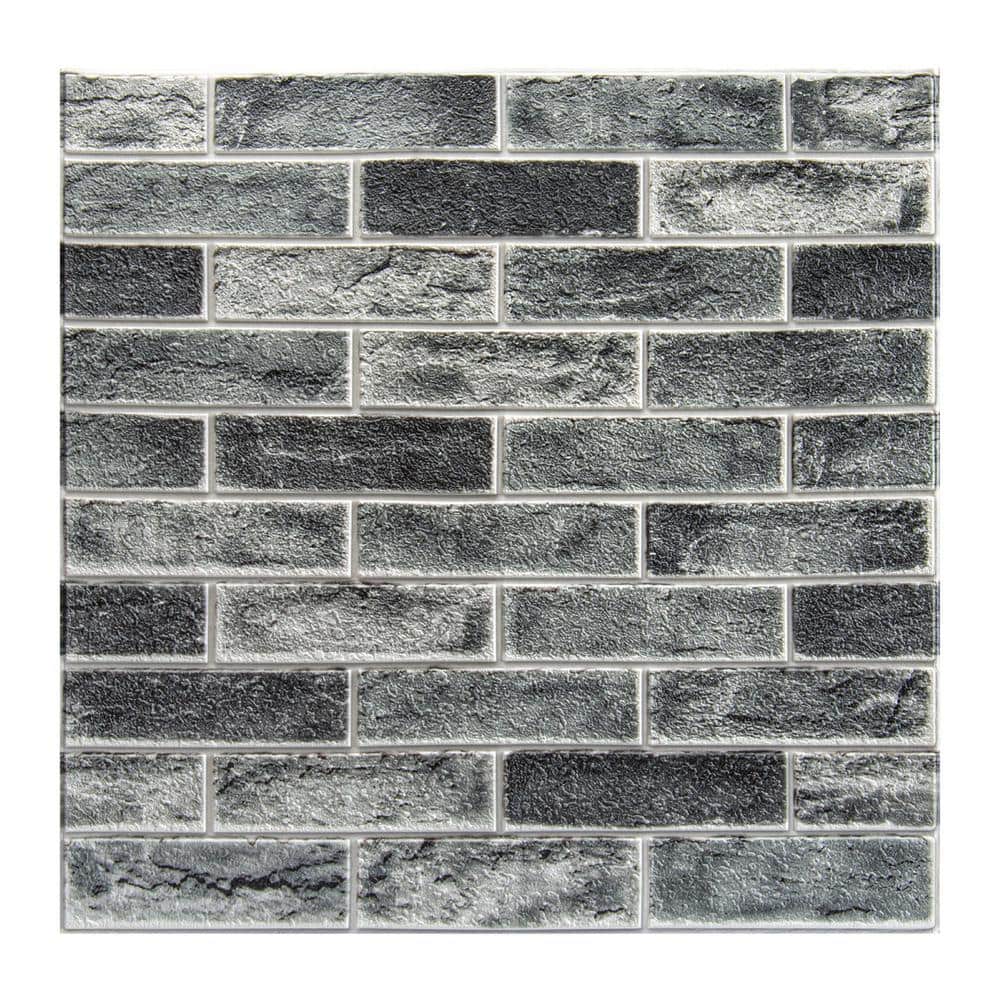 Stone Brick Wall Design Floor Mat 