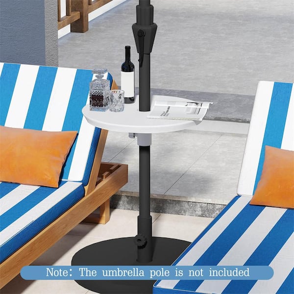 ＥＮアンブレラテーブル Costway 20 in. Outdoor Adjustable Umbrella Table for 1.5 in. and
