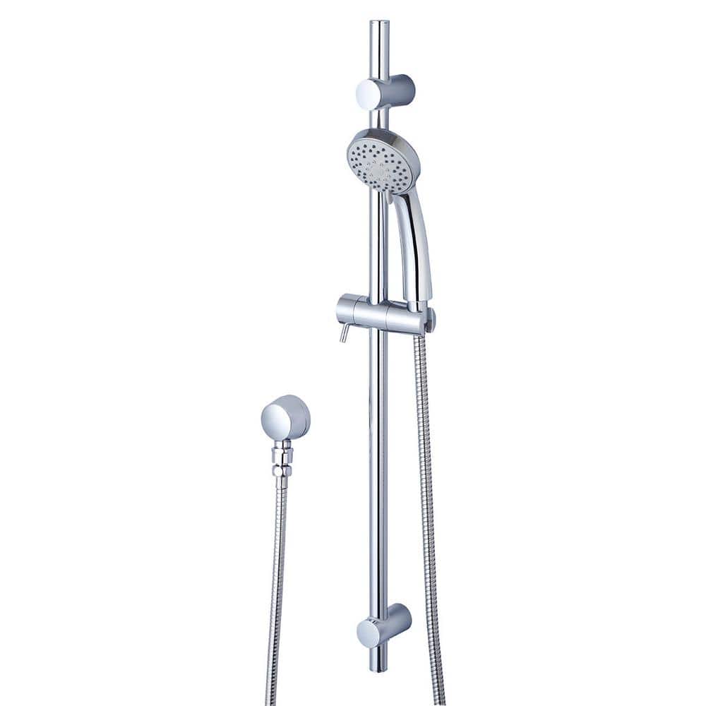 2-Spray 3.1 in. Single Wall Mount Handheld Shower Head in Polished Chrome price history on PriceWatchPro