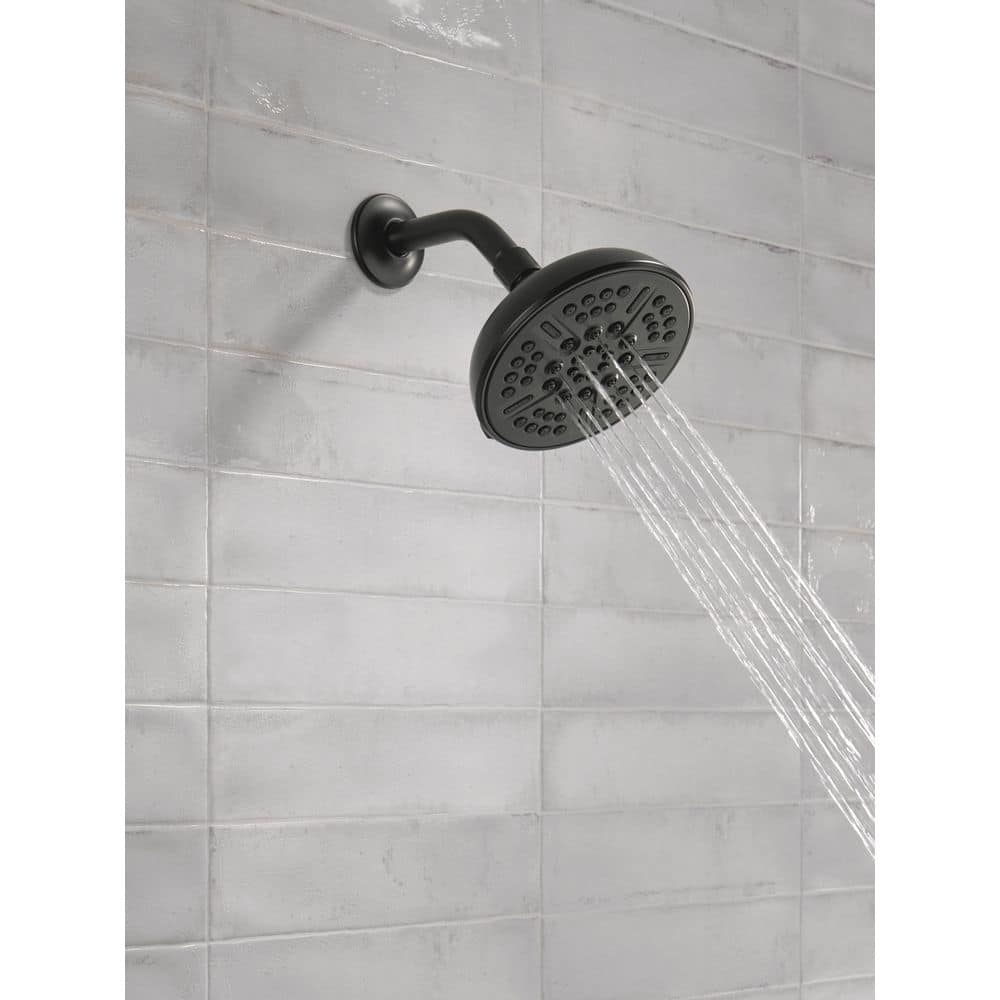 Matte Black Multi-Head Nickel Wall Mounted Shower Head