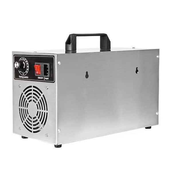 6000 sq. ft. Ion Generator Purifier for Home,60000mg/h Odor Removal Ozone Generator with 60-Min Timer,Lightweight,Silver